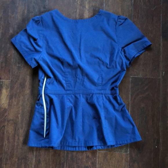Joanna scrub top XS NAVY blue - Picture 2 of 2